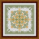 (image for) February Hearts Square With Daffodils
